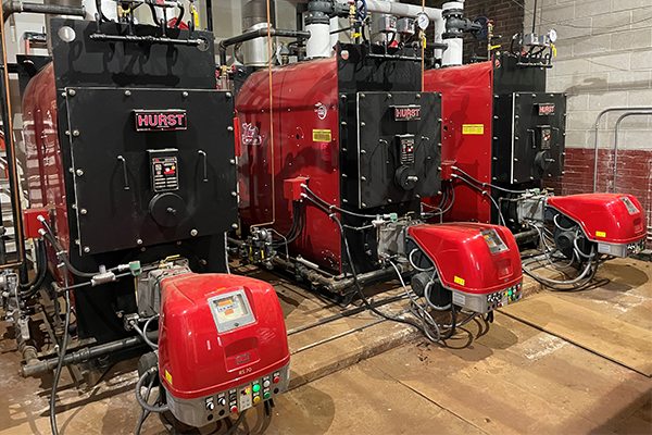 Red Boiler Package with Hurst and Riello